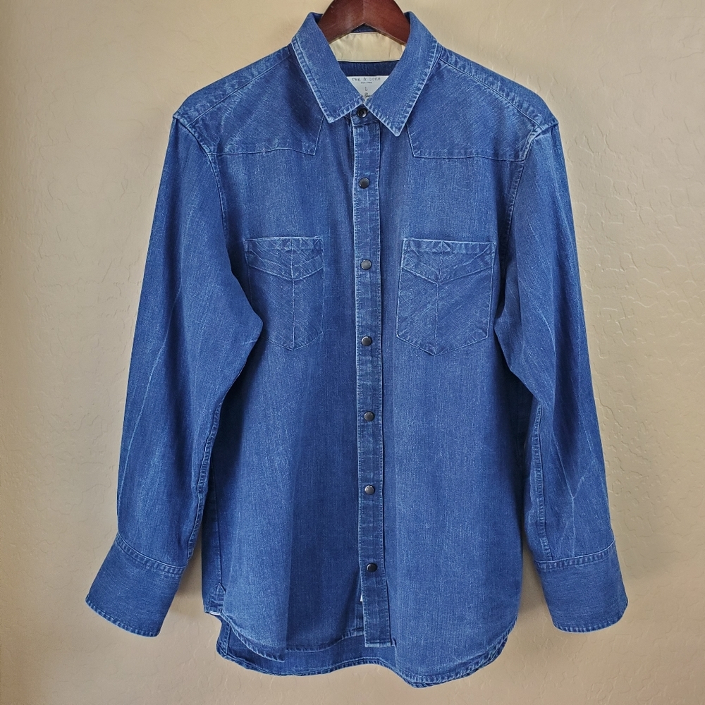 Rag & Bone Denim Western Button Up Shirt